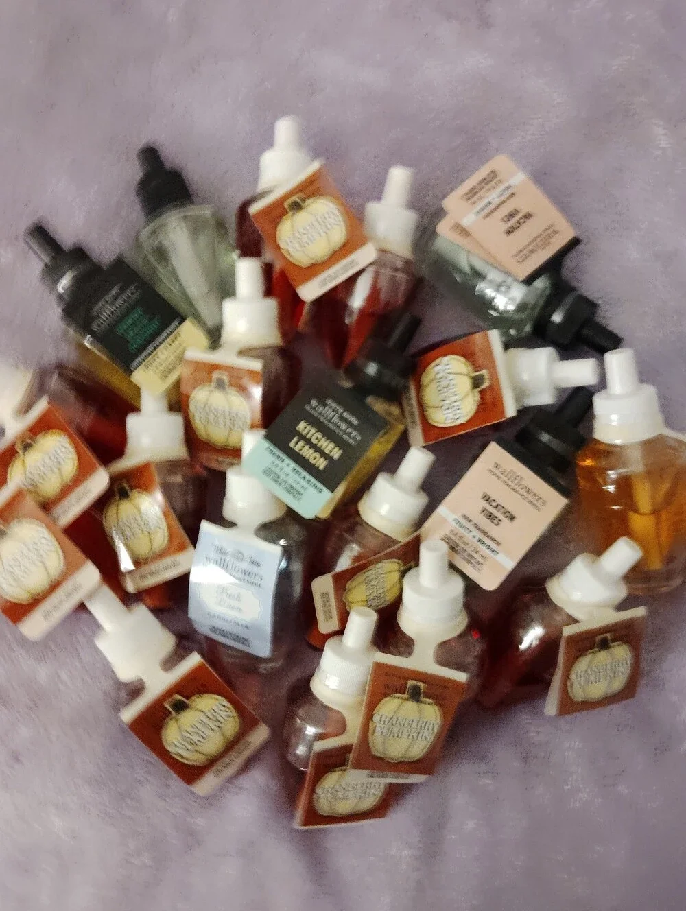 19PC All New/Rare HTF Bath & Body Works Wallflower Refill Bundle Assorted Scents
